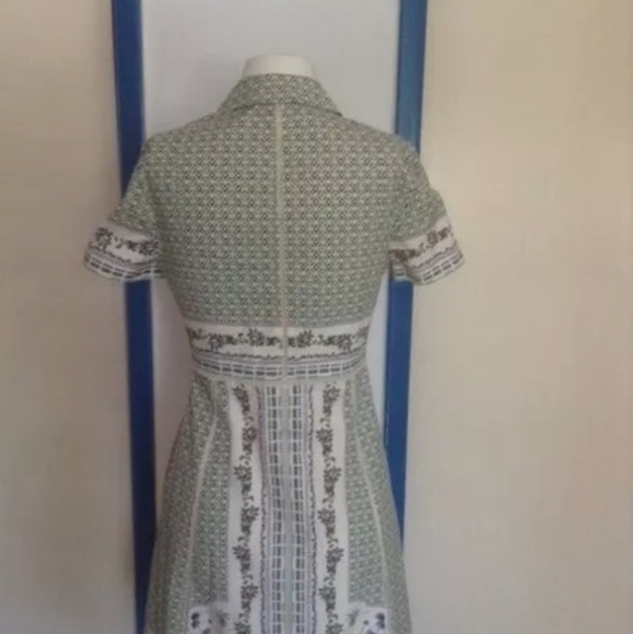 Tory Burch Garden Party Talia Dress Botanical 8 - Picture 6 of 7